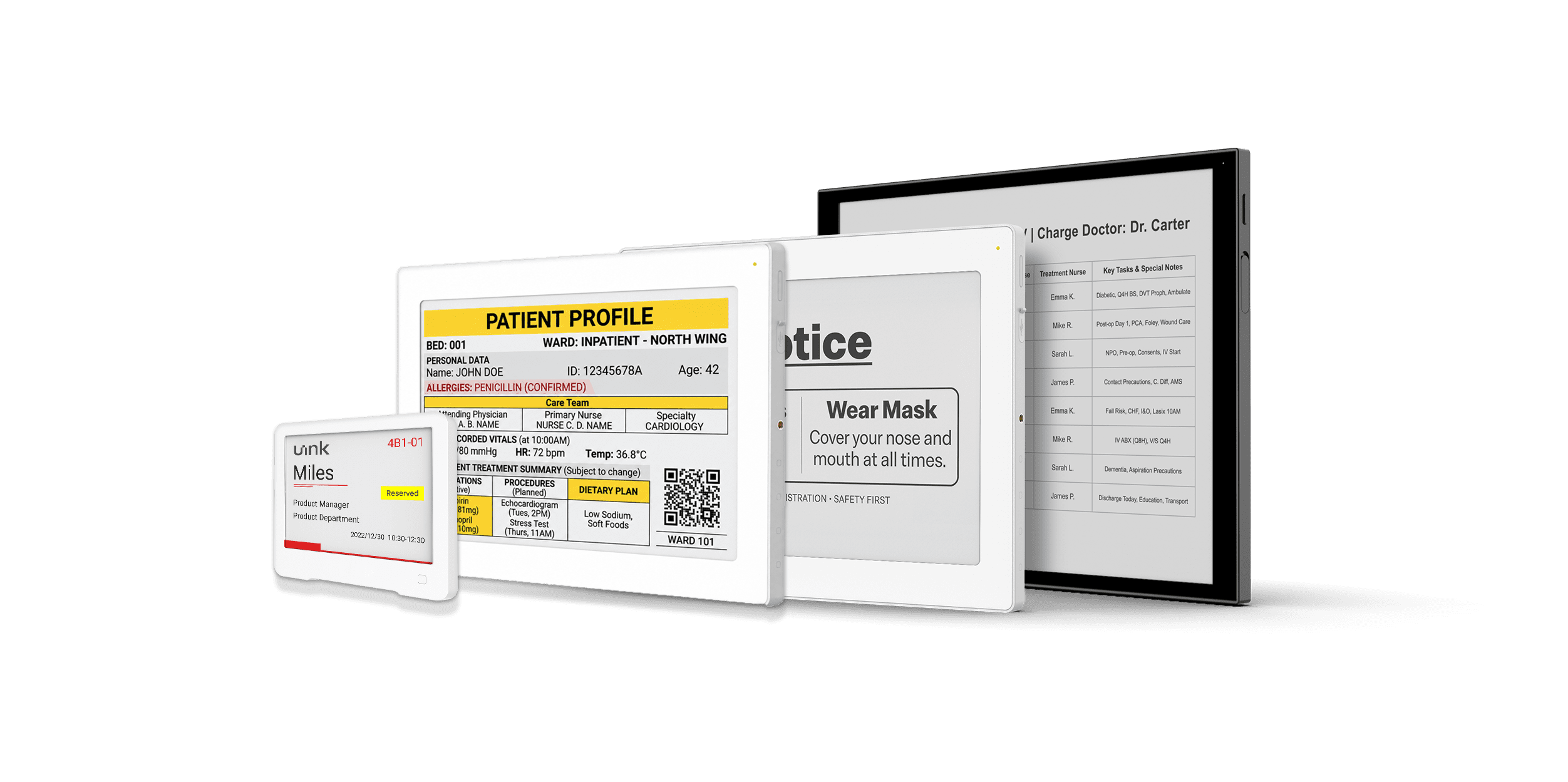 uink VE Series full-color e-paper displays