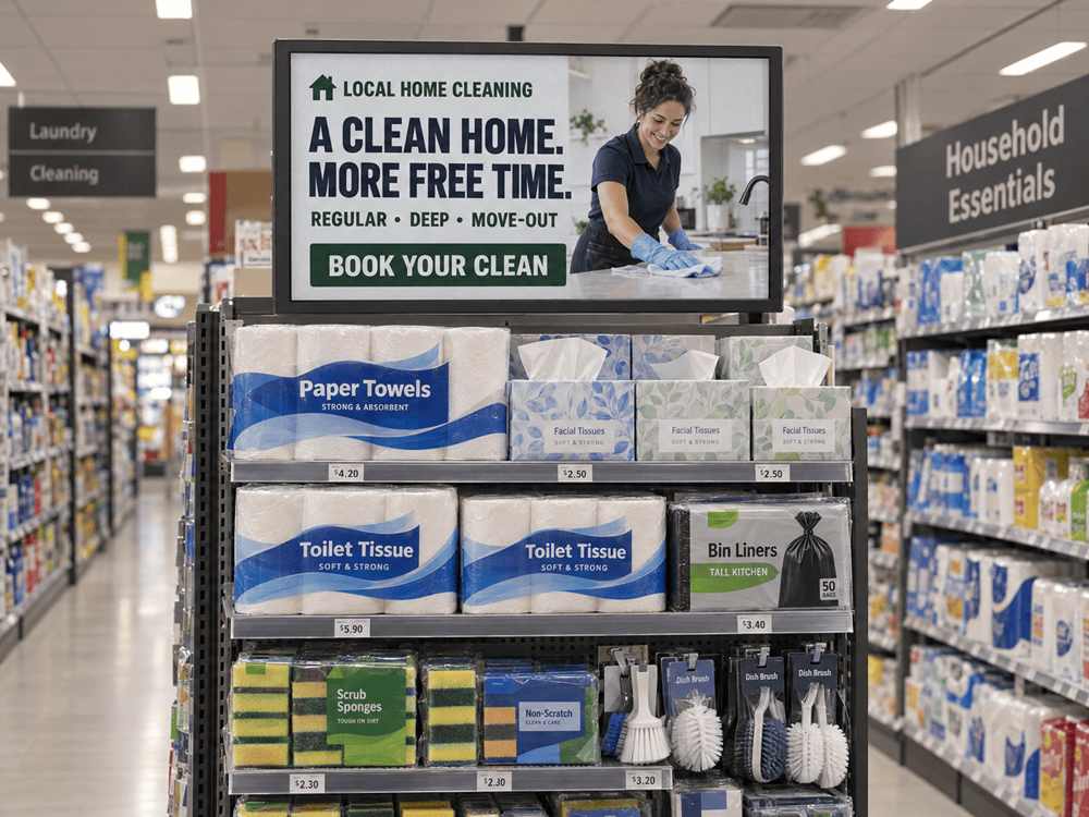 Point-of-Purchase advertising · VE315 · 31.5-inch full-color