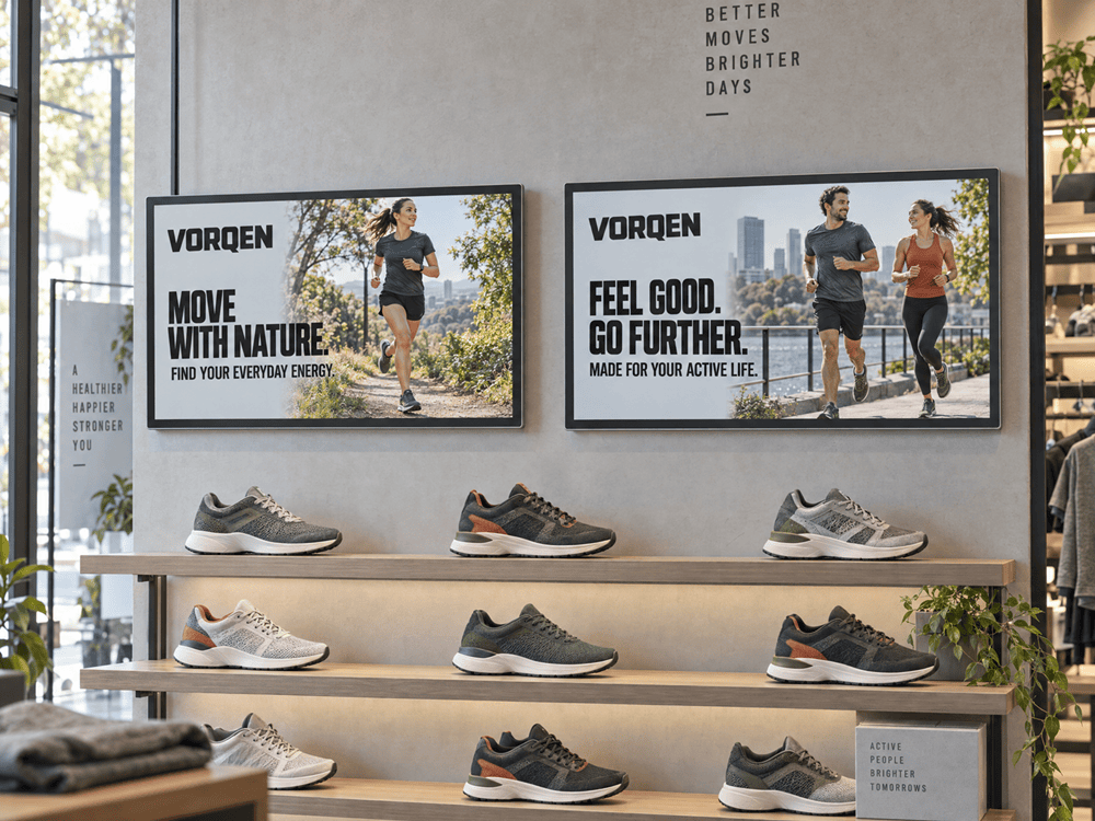 Brand storytelling · VE315 · 31.5-inch full-color
