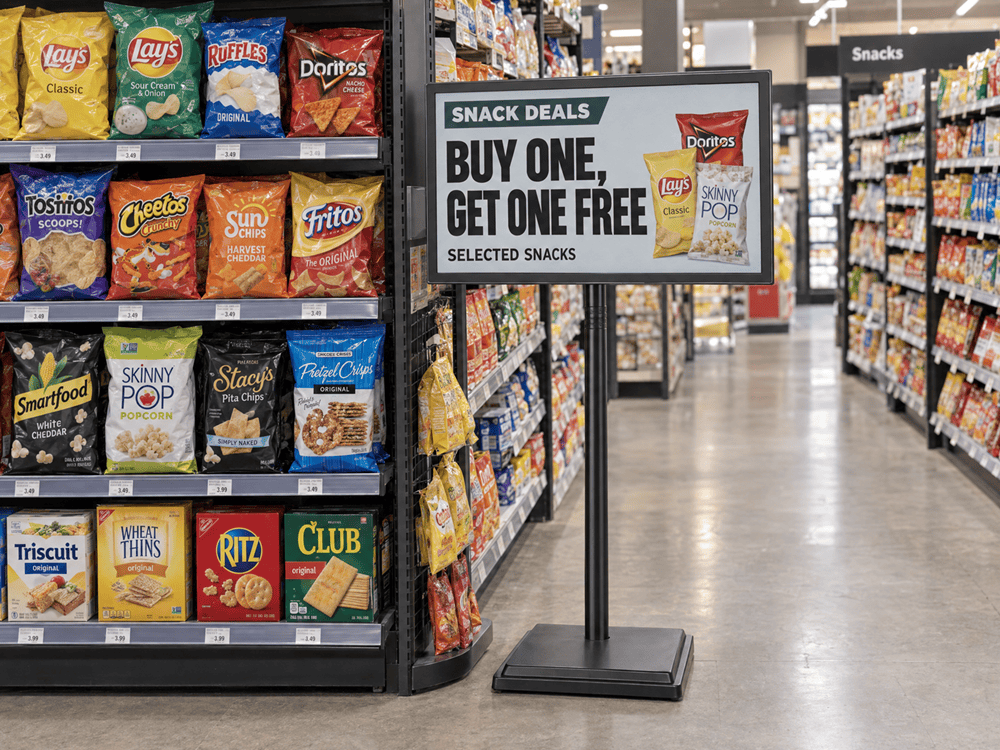 Store-wide promotions · VE315 · 31.5-inch full-color